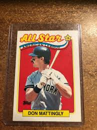 1989 Topps Baseball # 397 AL All Star Don Mattingly 1st Base ...