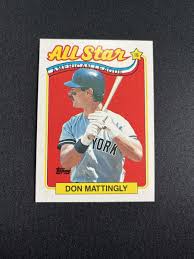 Don Mattingly 1989 Topps All Star #397 Yankees | eBay