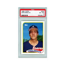 1989 Topps #382 John Smoltz Rookie Card - Etsy