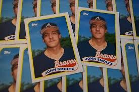 1989 Topps John Smoltz #382 Rookie Card RC HoF Atlanta - 49 ...