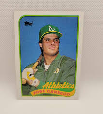 1989 Topps Jose Canseco card | Gen-X Collectables