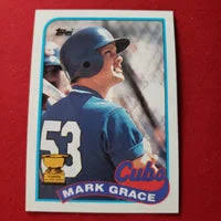 1989 Topps Mark Grace All-Star RC #465 Chicago Cubs SHIPPING ...