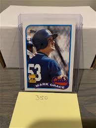 Mark Grace All Star Rookie Baseball Card