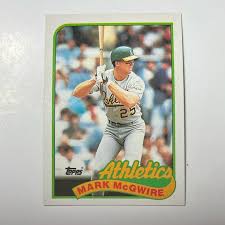 Topps | Toys | 989 Topps Baseball Mark Mcgwire 7 | Poshmark