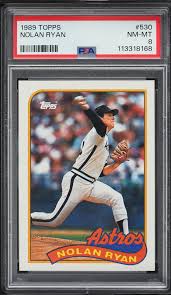 1989 Topps Nolan Ryan #530 PSA 8 NM-MT on Fanatics Collect