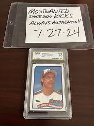 1989 Topps Randy Johnson #647 Expos MGS Gem Mint 10 FREE SHIPPING | eBay