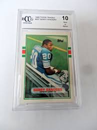 1989 Topps Traded Barry Sanders #83T.2 for sale | eBay