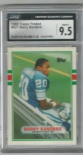Barry Sanders Football Grade 9 Rookie Sports Trading Cards & Accessories for sale | eBay