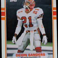 1989 Topps Traded - Deion Sanders - 30T, Sports Card ...
