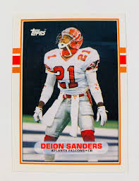 DEION SANDERS 1989 TOPPS TRADED ROOKIE ...