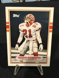 DEION SANDERS 1989 Topps Traded #30T Rookie | Mercari