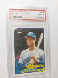 1989 Topps Traded Ken Griffey Jr. Rookie RC #41T PSA 9 ...