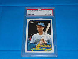 1989 Topps Glossy Ken Griffey Jr Rookie Baseball Card