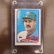Wade Boggs **Extremely Rare** Misscut Error Card ** Topps ...