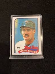 Topps Wade Boggs double sided MINI Rookie Card Sealed In ...
