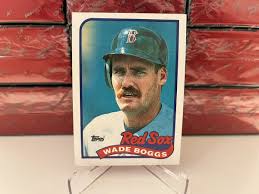 1989 MLB Topps Wade Boggs #600 Base Card - Pulled From ...