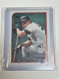 Will Clark Topps Baseball Card #660 MLB 1st Baseman for the ...