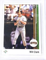 Sold at Auction: Will Clark 1989 Upper Deck Baseball Card