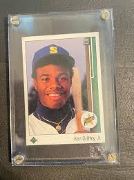Ken Griffey Jr upperdeck Rookie card.
