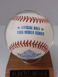 Albert Belle Cleveland Indians Signed Autographed 1995 World ...