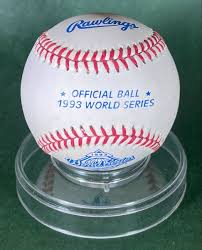 JOHN OLERUD AUTOGRAPHED SIGNED OFFICIAL 1993 WORLD SERIES ...