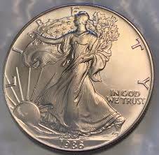 Low Mintage 1986 American Silver Eagle Dollar / Troy Oz .999 Fine Silver - Etsy