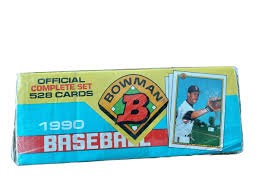 1990 BOWMAN BASEBALL OFFICIAL COMPLETE SET SEALED Frank ...
