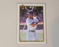 1990 Bowman Ken Griffey Jr. 2nd Year Baseball Card - Etsy