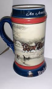 Vintage 1990 Budweiser Beer Stein Mug Clydesdale | eBay
