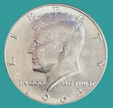 1964-P KENNEDY Half Dollar 50C ~ 90% Silver ~ US Mint Coin ...