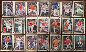 2025 Topps Series 1 + 2 Baseball Team Set 21 Cards Houston ...