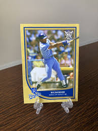 2018 Topps Big League #339 Bo Jackson Gold SP nfl Mlb Legend ...