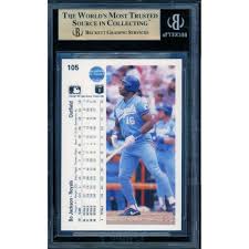 Bo Jackson Card 1990 Upper Deck #105 BGS 9.5