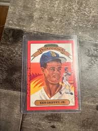 1990 DONRUSS KEN GRIFFEY JR. DIAMOND KINGS Error card ...