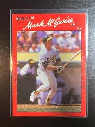 ULTRA RARE! 1990 DONRUSS MARK MCGWIRE NO DOT | Mercari