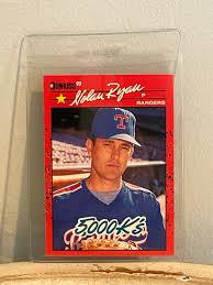Vintage Baseball Card ~ Nolan Ryan ~ 1989 Don Russ Card ...