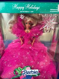 Vintage 1990 Happy Holidays Barbie: Special Edition, Pink ...