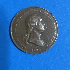 1789 D George Washington Peace And Friendship Commemorative ...