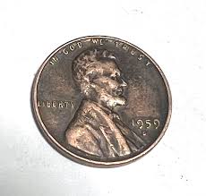 1959 D Lincoln penny error “L” On Liberty on Rim - Rare US ...