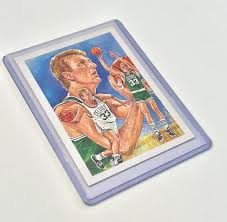 1990 Larry Bird NBA Hoops 356 Illustrated by Michael J. Taylor Boston Celtics NBA Basketball Player Trading Card - Etsy