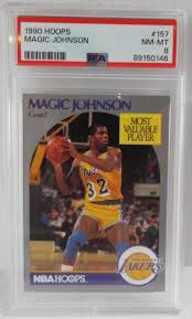 Lot - 1990 Hoops Magic Johnson Graded