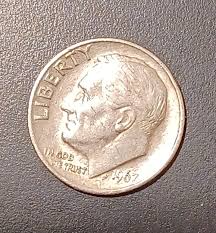 1967 Roosevelt Dimes US Coins Collection No Mint Mark (#1 ...