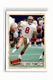 Steve Young Football #519 1992 Upper Deck San Francisco ...