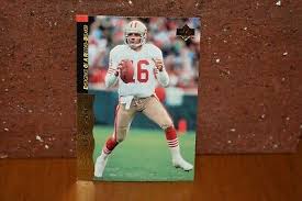 EMERGENCE RECORD-BREAKER: JOE MONTANA 49ers CARD UPPER DECK ...