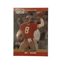 1990 Pro Set Football Card #645 Steve Young San Francisco ...