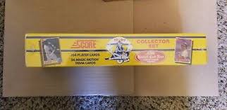 SCORE 1990 MLB COLLECTORS SET/704 CARDS/56 TRIVIA CARDS ...