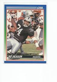 BO JACKSON 1990 Score Football card #10 Oakland Raiders NR ...