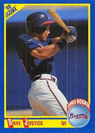 Amazon.com: 1990 Score Baseball #650 David Justice RC Rookie ...