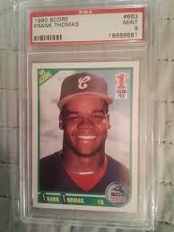 1990 Score Frank Thomas #663 Graded PSA 9 Rookie Baseball ...