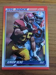 1990 Score Football - '90 Rookie - #302 Junior Seau | eBay